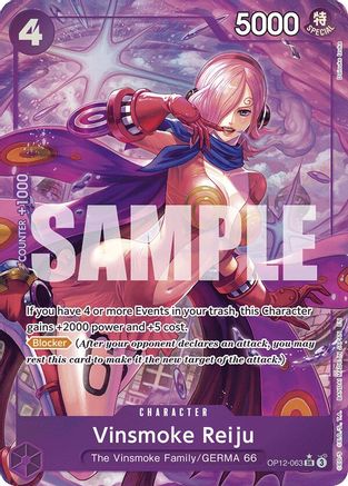 Vinsmoke Reiju (Alternate Art) (OP12-063) - Super Rare