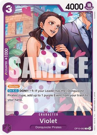 Violet (OP10-062) - Rare