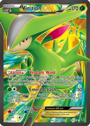 Virizion EX (Full Art) - Holofoil - Ultra Rare