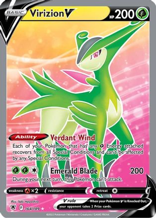 Virizion V (Full Art) 164 - Holofoil - Ultra Rare