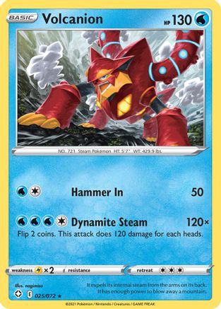 Volcanion 025 - Rare