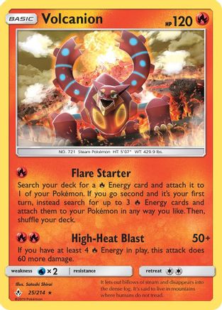 Volcanion 025 - Holofoil - Holo Rare
