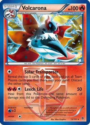Volcarona (Team Plasma) - Rare