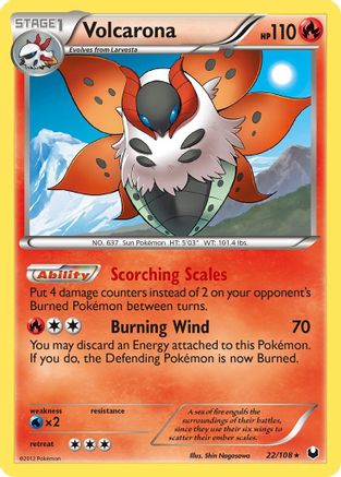Volcarona/108 - Holofoil - Holo Rare