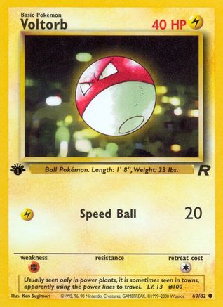 Voltorb 069 - 1st Edition - Common
