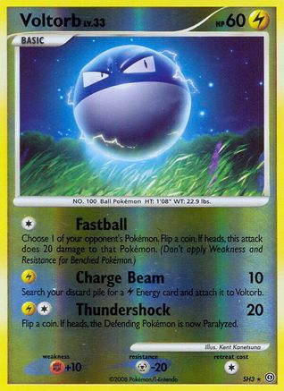 Voltorb (Shiny) - Reverse Holofoil - Shiny Holo Rare