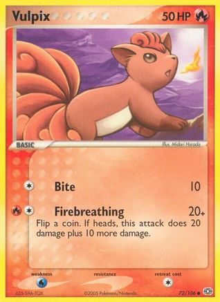 Vulpix - Reverse Holofoil - Common