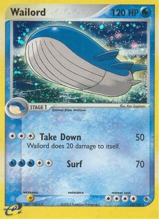 Wailord/109 - Holofoil - Holo Rare