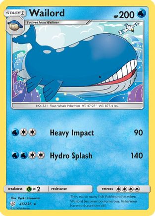 Wailord 046/236 - Rare