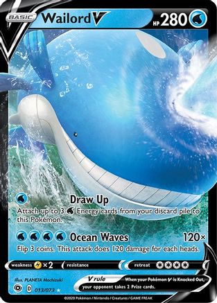 Wailord V 013 - Holofoil - Ultra Rare