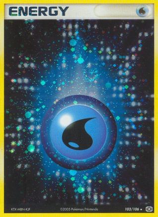 Water Energy 103 - Holofoil - Holo Rare