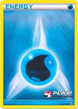 Water Energy (Play! Pokemon) 107/114 - Holofoil - Promo