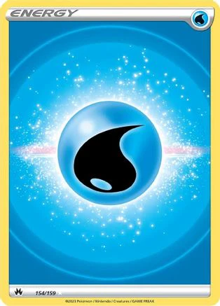 Water Energy (Texture Full Art) 154 - Holofoil - Ultra Rare