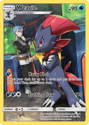 Weavile (Secret) 238 - Holofoil - Secret Rare