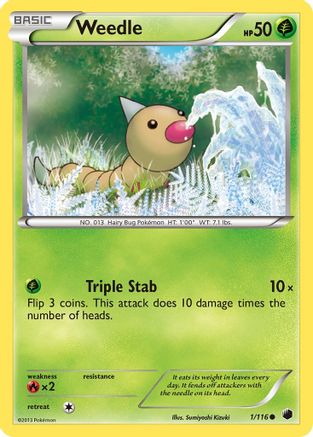 Weedle/116 - Common