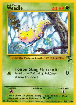 Weedle 100 - Common