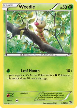 Weedle 003 - Common