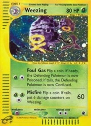 Weezing (32) - Holofoil - Holo Rare