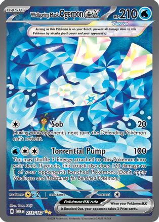 Wellspring Mask Ogerpon ex 213/167  - Holofoil - Special Illustration Rare