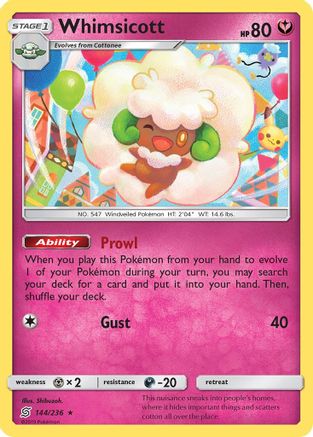 Whimsicott 144 - Rare