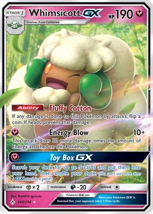Whimsicott GX 140 - Holofoil - Ultra Rare
