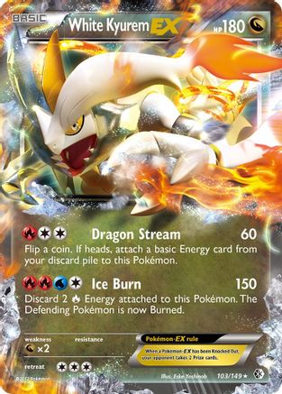 White Kyurem EX 103 - Holofoil - Ultra Rare