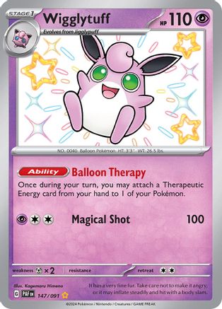 Wigglytuff 147 - Holofoil - Shiny Rare