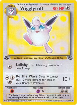 Wigglytuff (32) (32) 032 - 1st Edition - Rare