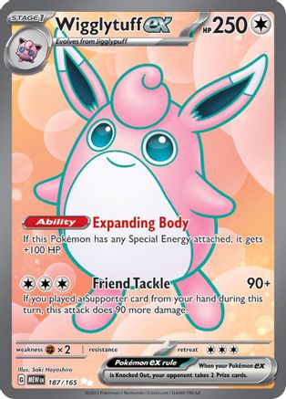 Wigglytuff ex 187/165 - Holofoil - Ultra Rare