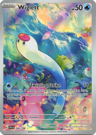 Wiglett 206/198 - Holofoil - Illustration Rare
