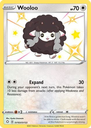 Wooloo SV103 - Holofoil - Shiny Holo Rare