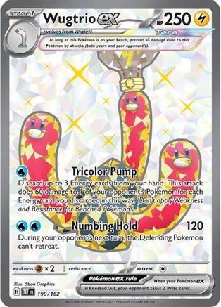 Wugtrio ex 190/162  - Holofoil - Ultra Rare