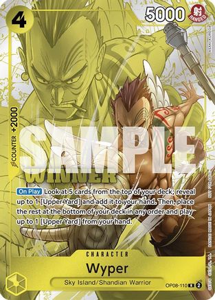 Wyper (Winner Pack 2025 Vol. 2) (OP08-110) - Rare