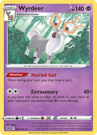 Wyrdeer 069 - Holofoil - Holo Rare