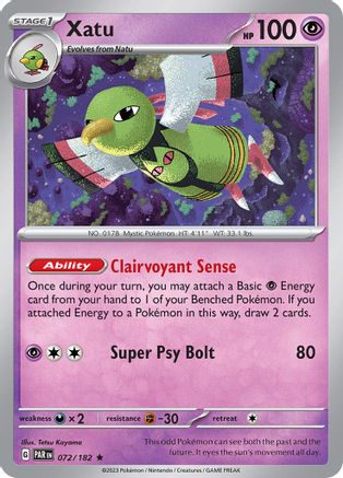 Xatu 072 - Holofoil - Rare