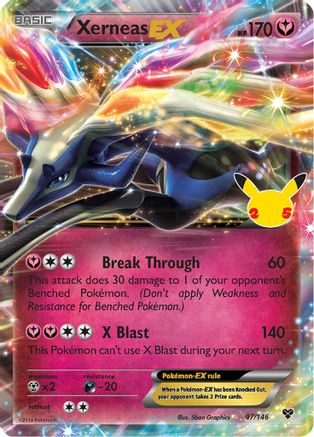 Xerneas EX 097 - Holofoil - Classic Collection
