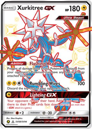Xurkitree GX SV58 - Holofoil - Shiny Holo Rare