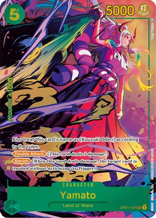 Yamato (Parallel) (OP01-121) - Secret Rare