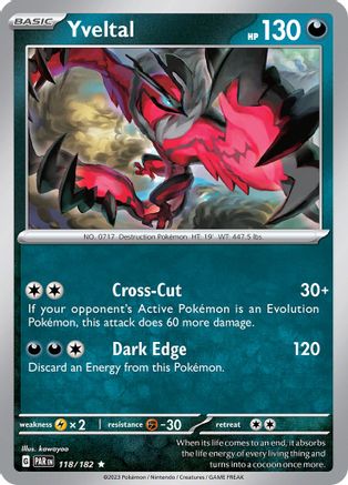 Yveltal 118/182 - Holofoil - Rare