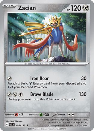 Zacian 136 - Holofoil - Rare