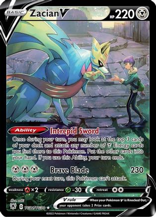 Zacian V TG21 - Holofoil - Ultra Rare