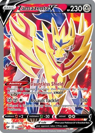 Zamazenta V (Full Art) 196 - Holofoil - Ultra Rare
