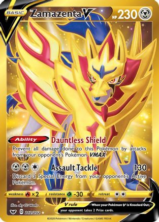 Zamazenta V (Secret) 212 - Holofoil - Secret Rare