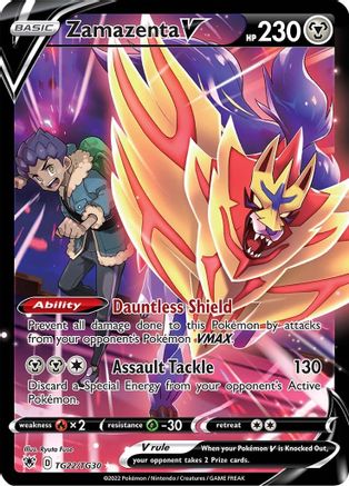 Zamazenta V TG22 - Holofoil - Ultra Rare