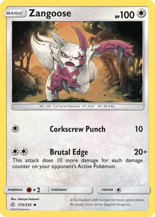 Zangoose - Uncommon