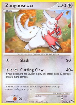 Zangoose - Uncommon