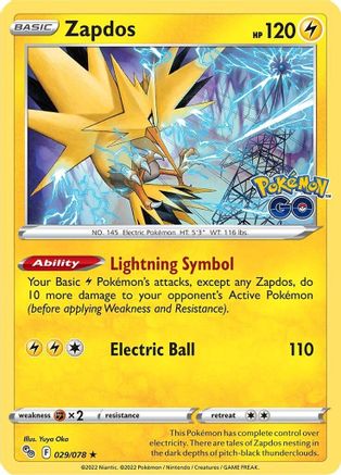 Zapdos 029 - Holofoil - Holo Rare
