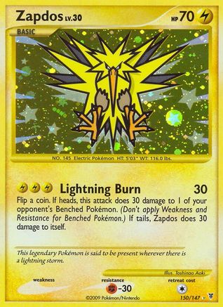 Zapdos (150) - Holofoil - Secret Rare