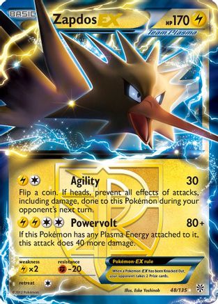 Zapdos EX (Team Plasma) 048 - Holofoil - Ultra Rare