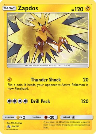 Zapdos - SM145 - Holofoil - Promo